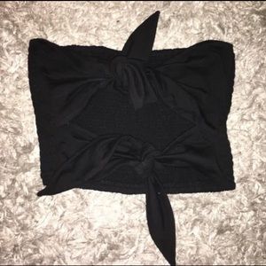Aritzia Wilfred black tube top